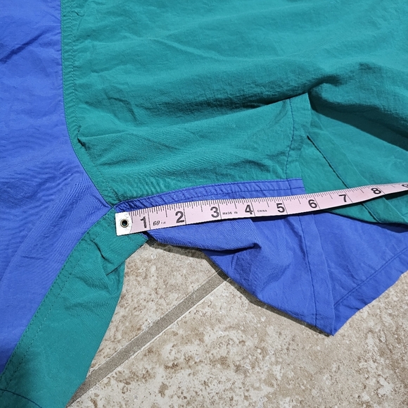 Vintage Ocean Pacific Swim Trunks L Colorblock 90s Shorts Mesh 6” Inseam - Picture 6 of 7